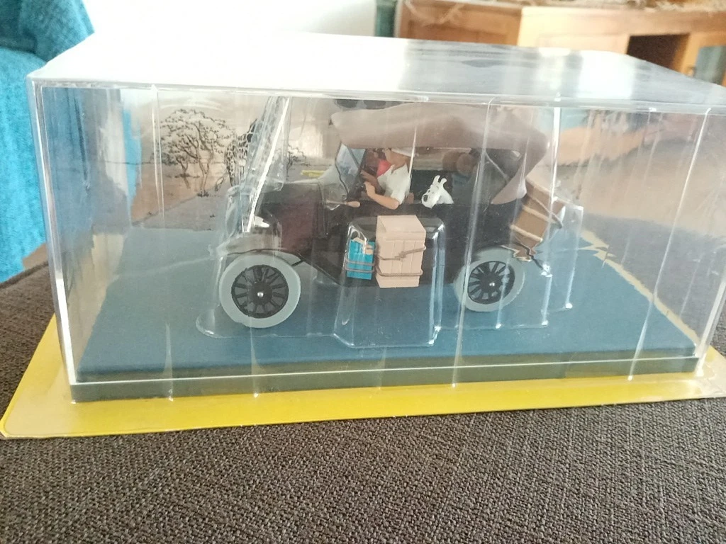 Hachette / Moulinsart - Tintin - 2 - Voitures 1/24 Et 1/43 - La Jaguar Mk1 De Dawson Coke En Stock Sealed