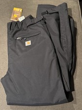 Mens Carhartt Insulated Shoreline Pants Waterproof Ski Outdoor Medium REG Black
