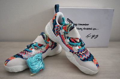 Adidas GY0295 Mens 14.5 WMNs 15.5 White Tie Dye Trae Young 1-LC Basketball Shoes