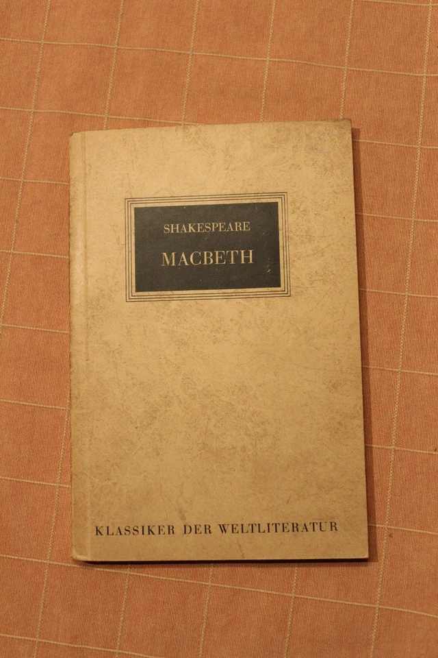Macbeth - Shakespeare - Klassiker der Weltliteratur - 1946 - Trauerspiel - Bild 1 von 1