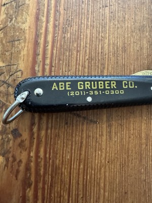 Vintage Ric-Nor 2 Blade Pen Knife - Abe Gruber Co. - North Bergen, New Jersey