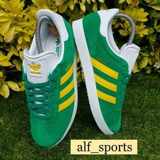 Image of ❤ BNWB & Genuine Adidas Originals ® Gazelle Trainers - Green & Yellow UK Size 8
