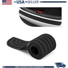 Car Rear Bumper Protector 35x3.15 Anti-slip Rubber Door Edge Guardscolor Black Car Rear Bumper Protector 35x3.15 Anti-slip Rubber Door Edge Guardscolor Black