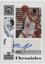 2021-22 Panini Chronicles Draft Picks Rookie Signatures Marcus Burk Auto 3hd