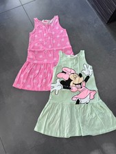 H&M ~ Disney Sommerkleid, Minnie Mouse, 2er Set, Mädchen 👧 türkis/rosa, NEUw.
