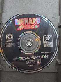 Die Hard Arcade (Sega Saturn 1997) CIB W/Manual, Reg Card