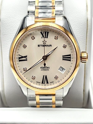 ETERNA "KonTiki Lady"- Automatik-Damen-Uhr - Edelstahl - 1260.53.66.1732 - NEU - Bild 1 von 4