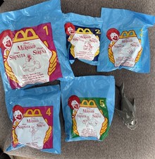 DISNEY THE LITTLE MERMAID MCDONALD'S 1996 HAPPY MEAL TOY SET OF 6 FREE SHIPPING
