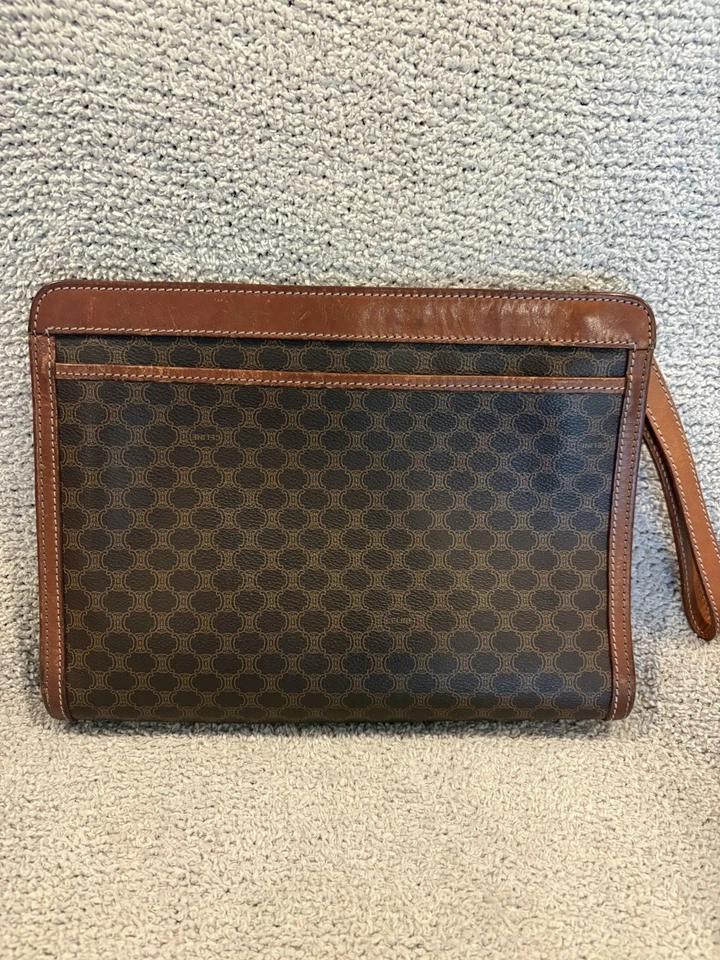 Cartera Celine Macadam Vintage Marrón Foto 2 de 4