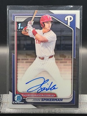 2024 Bowman Draft JOHN SPIKERMAN #CPA-JSP Auto 1st