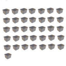  Pack of 36 Gray Cage Cups Hold 1 Pint / 16 fl oz to Hang Feed  Water for Pets