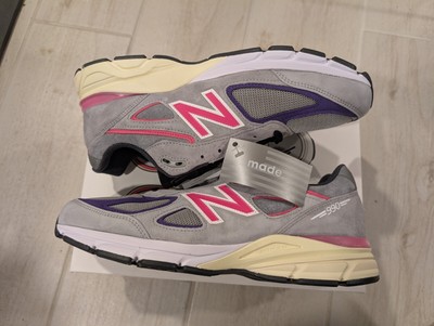 Size 13 New Balance Kith United Arrows & Sons 990v4 Made in USA Gray Ronnie Fieg