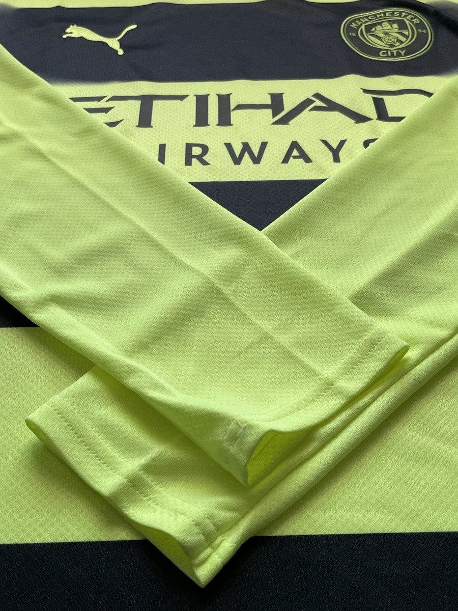 2022/23 Manchester City Third Jersey #19 J. ALVAREZ 3XL Puma Long