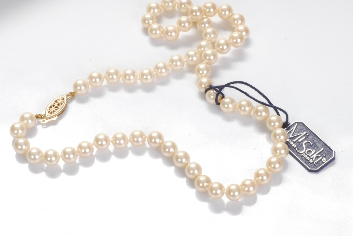 NIB MISAKI Japanese Pearls Necklace 18