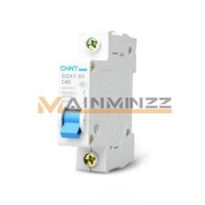 10pcs CHNT Miniature Circuit Breaker DZ47-60 C40 AC230/400V 1P 40A New