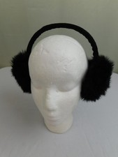 David  Young Faux-Fur Nordic Earmuffs - Black - One Size 7959
