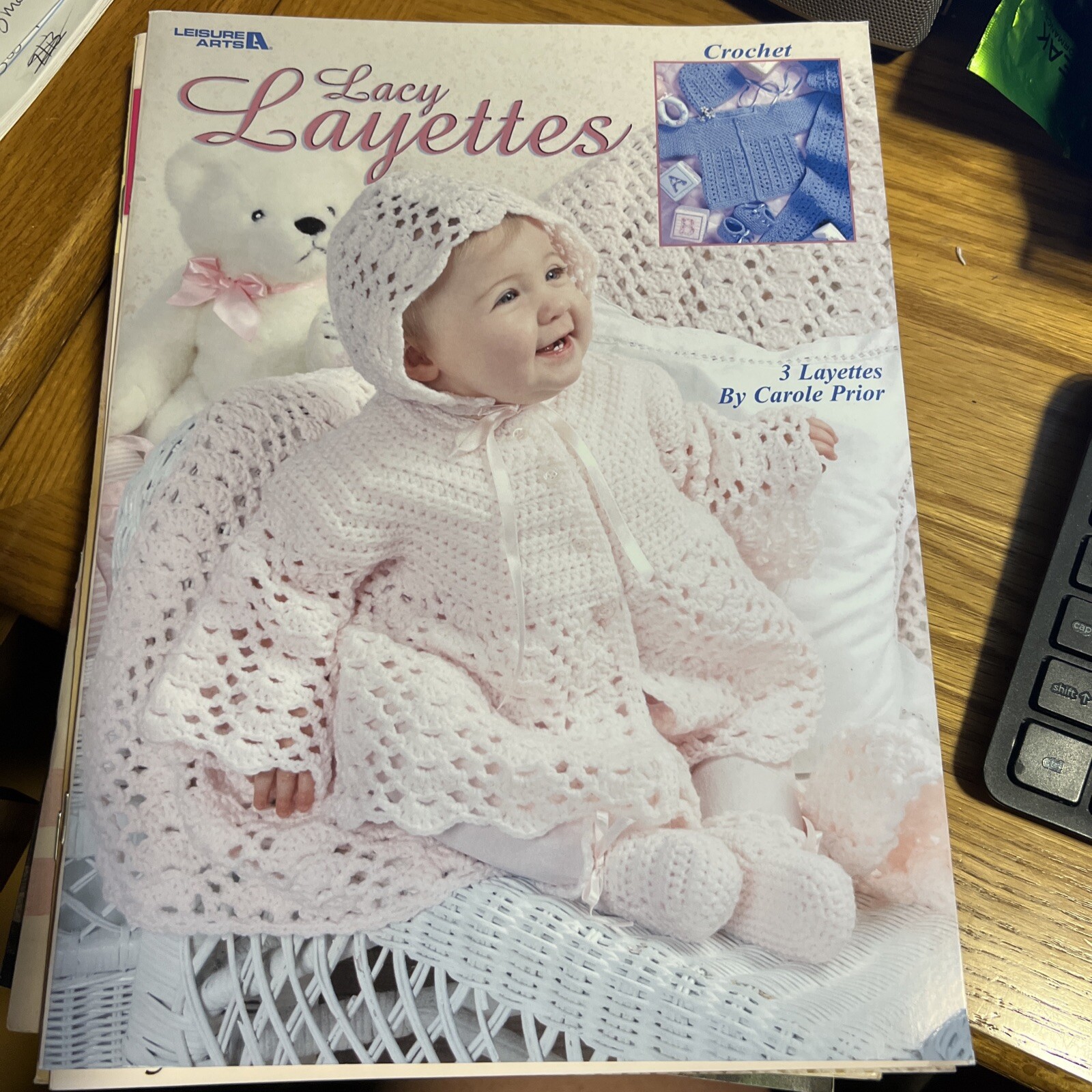 Lacy Layettes Crochet Instruction Patterns Newborn Baby 09 mth Carole Prior NEW eBay
