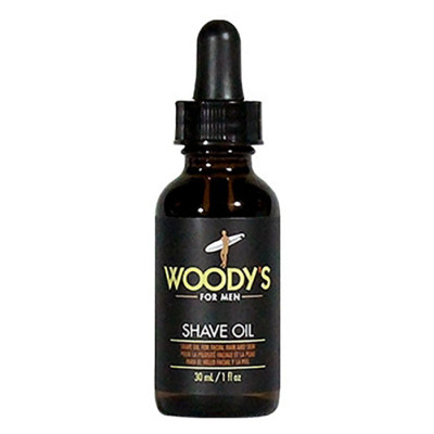Woody's Shave Oil for Men Facial Hair and Skin 1 fl oz Beard Shaving Grooming