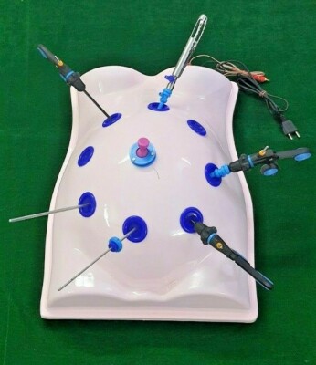 Laparoscopic Simulator with 6 Basic Training Instruments Set 5mmx330mm Endoscopy