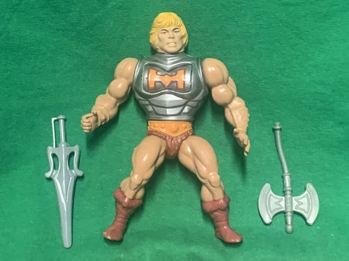 Masters of the Universe BATTLE ARMOR HE-MAN Vintage COMPLETE MOTU Toy 1983