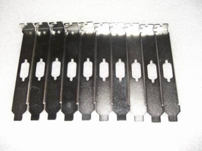 10x Slotblech für VGA & COM-Port Standard, SUB-D 9-pol. / 15pol.