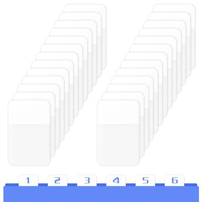 400 Pcs Sticky Index Tabs, Repositionable and Writable Book Sticky Tabs Page