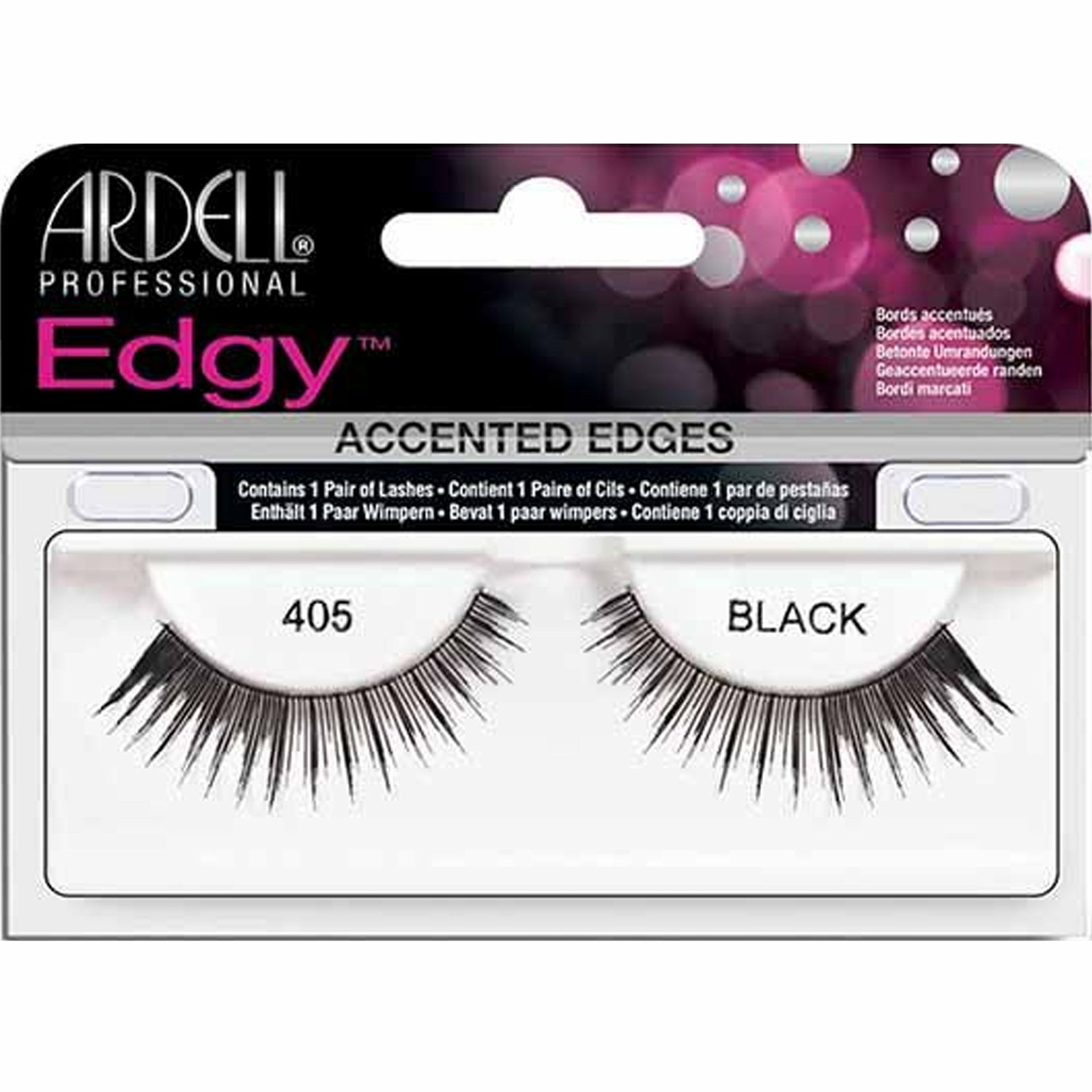 Ardell Edgy False Eyelashes - Black 405 (61470)