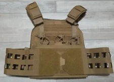 Armored Republic Coyote Brown Tan Tactical Plate Carrier Vest