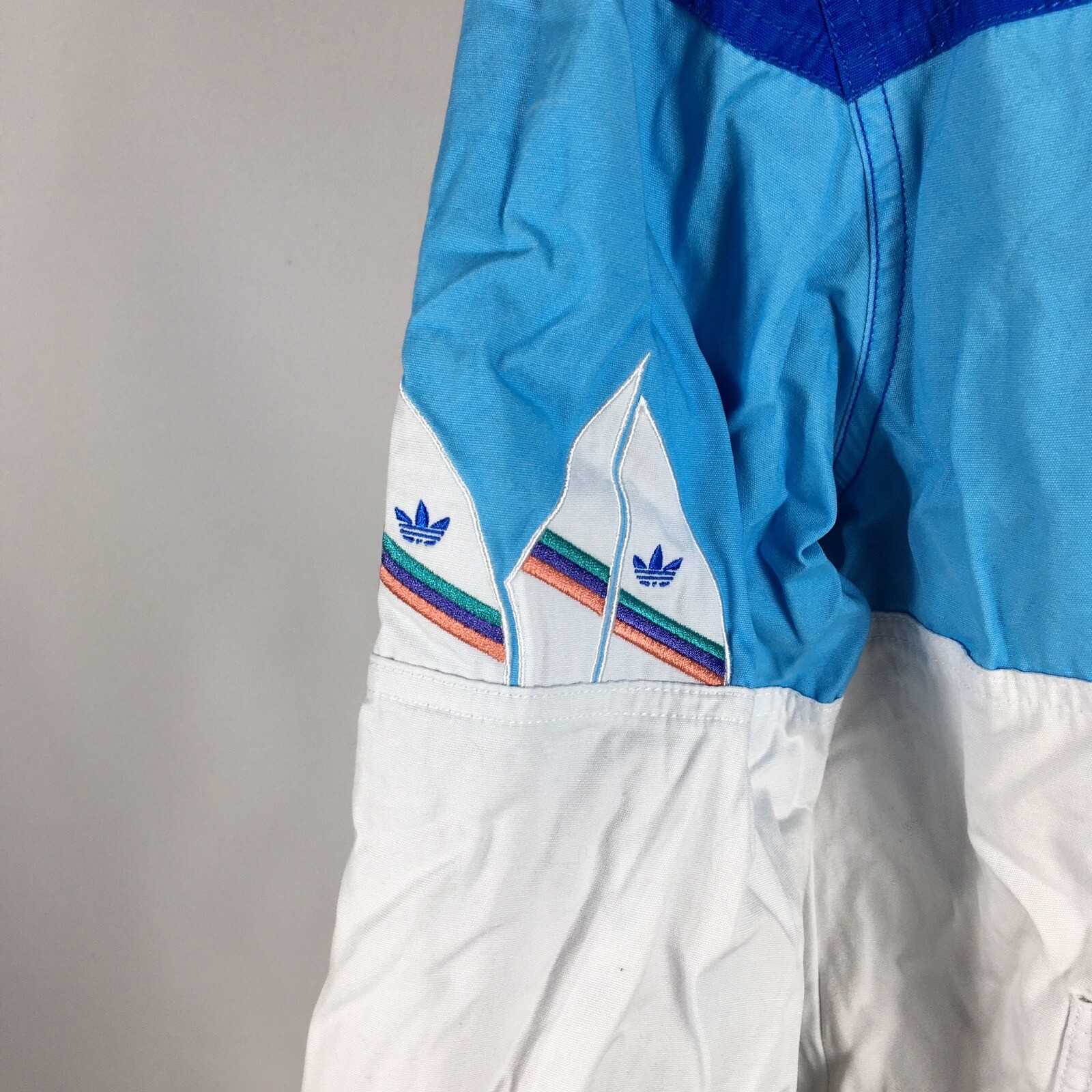 Unique 90s Adidas Rare Factory Sample Zip Track Sailing Jacket image 6