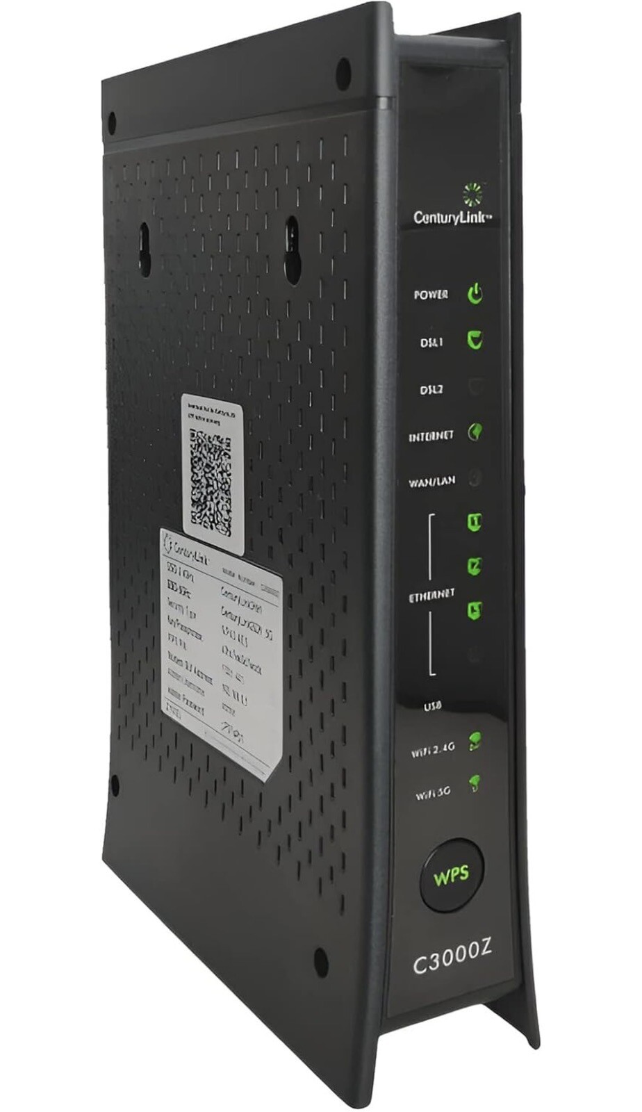 CenturyLink ZYXEL C3000Z Modem Wireless Router w/Cables 1W000303 eBay