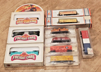 N Scale Train Cars | (10) Life Like/Bachmann/Lima/Model Power Boxcar Tank MORE