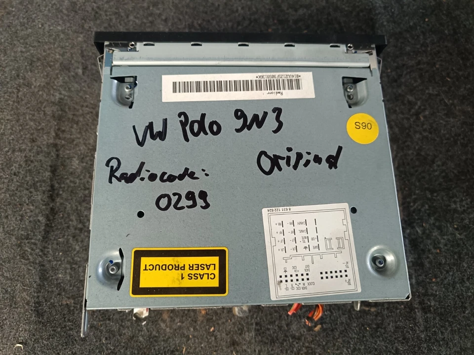 VW Polo 9N3 Autoradio Radio CD 6Q0035152C 7644236360 - Bild 3 von 4