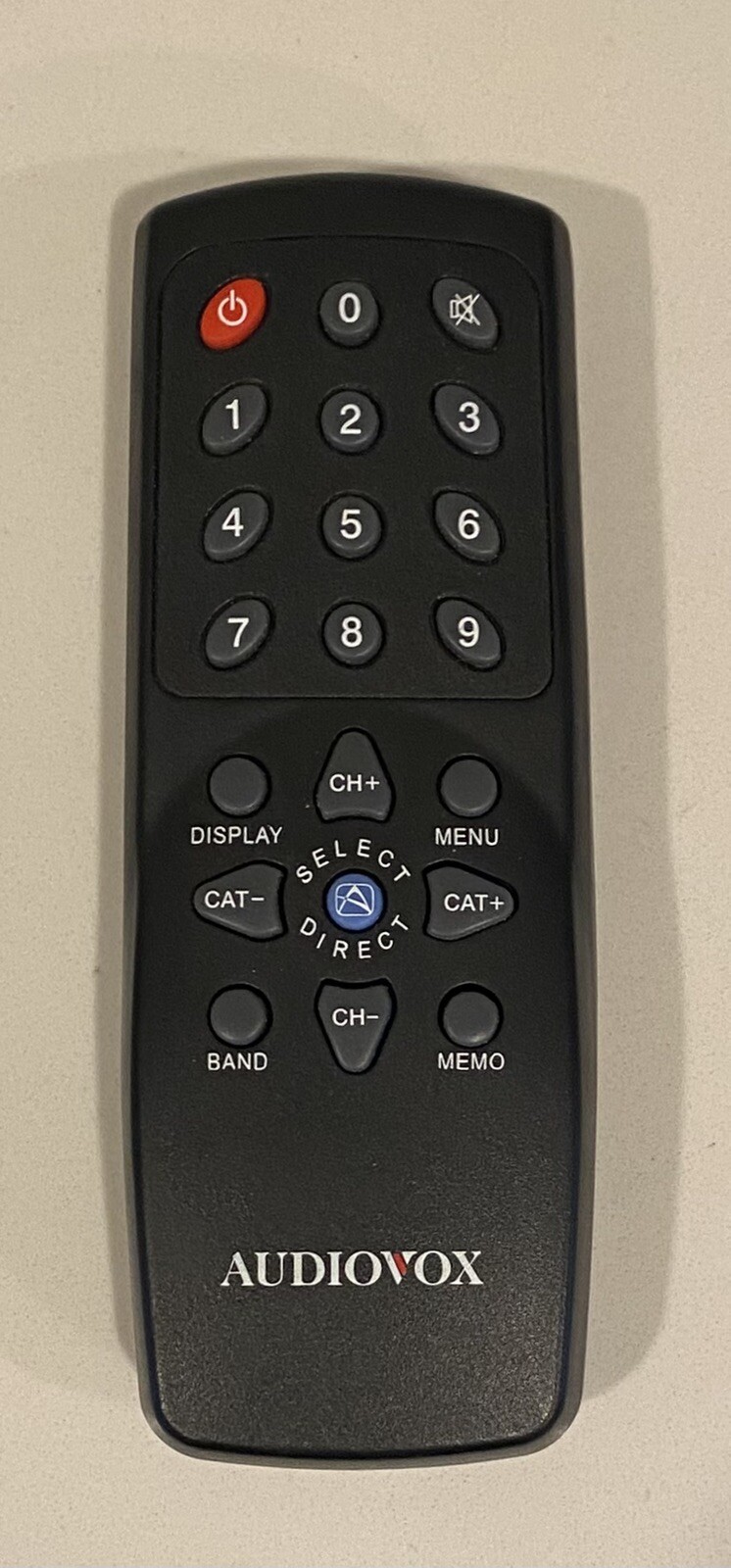 Audiovox Remote Control Black Model RCNN201 Select Direct VTG Original ...