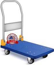 Carrito De Aleaci n De Acero Con Ruedas Plataforma 880lb Para Trabajar NUEVO US