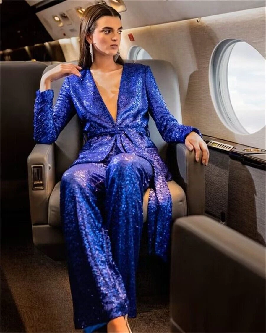Blue hotsell shiny blazer