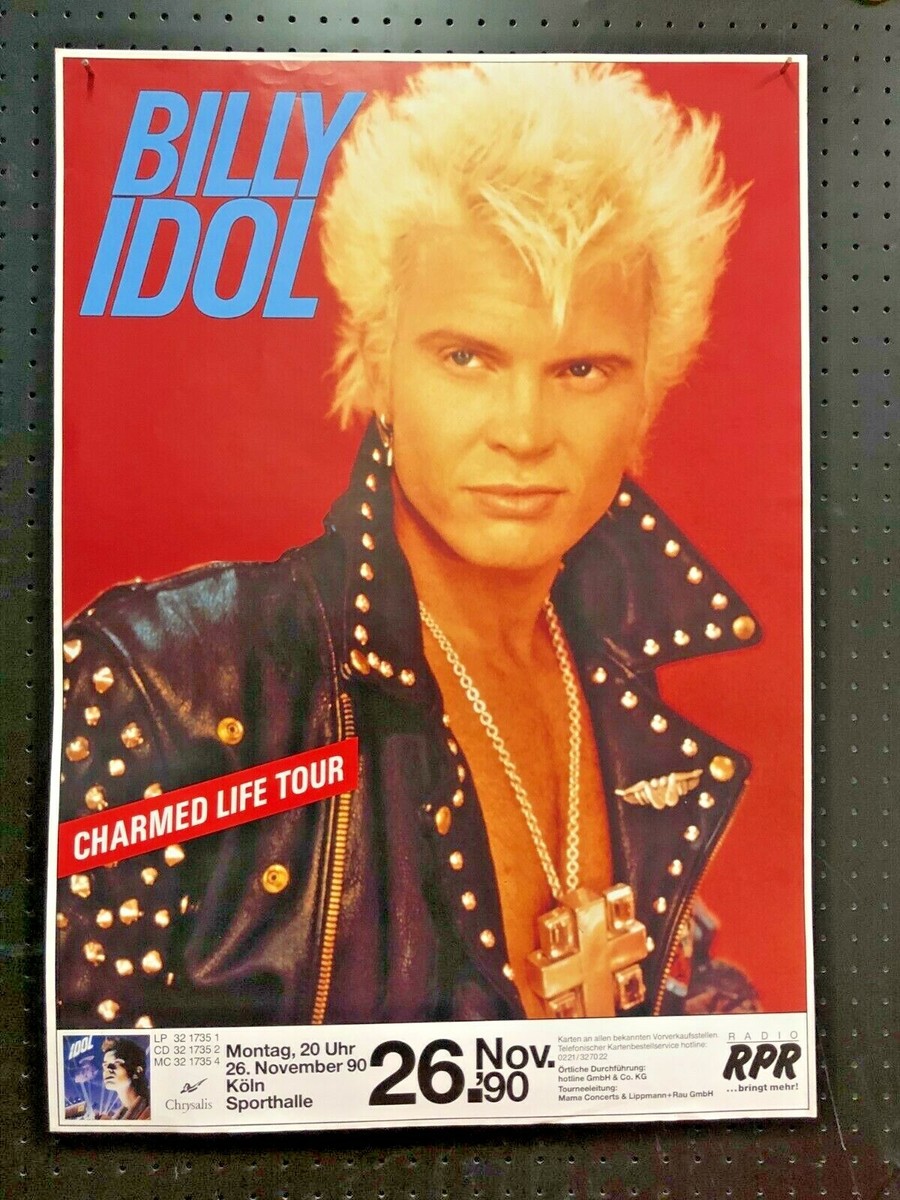 Billy Idol ビリーアイドル　ポスター 1984年の当時物 ROLLED Billy Idol 1984 Generation X Poster 24x36 80s Rock P21 | eBay