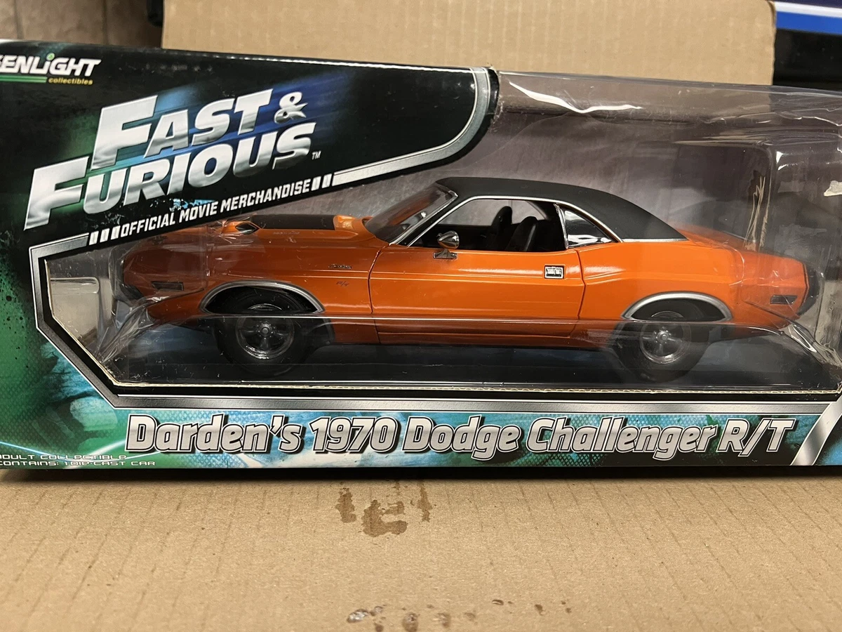 GREENLIGHT FAST & FURIOUS DARDEN'S 1970 DODGE CHALLENGER RT 1:18 ORANGE