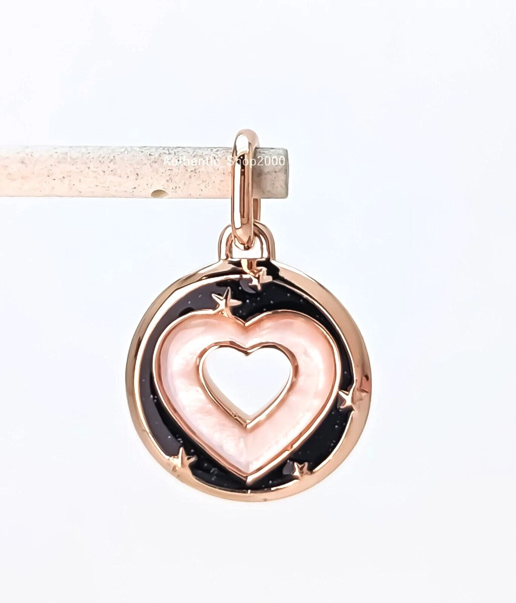 New 100% Authentic PANDORA ME Rose Gold Hearts Medallion Charm 