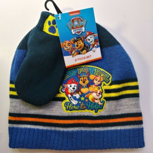 Winter Hat Mitten Set Blue Berkshire 