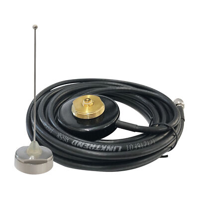 NMO Magnetic Mount With Mini UHF plug Antenna Set Base fits For Radios 380-520