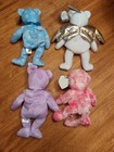 Ty Beanie Baby's Lot of 4,  Sunset, Yours Truly, Halo II, 1999 Holiday Teddy — photo 2