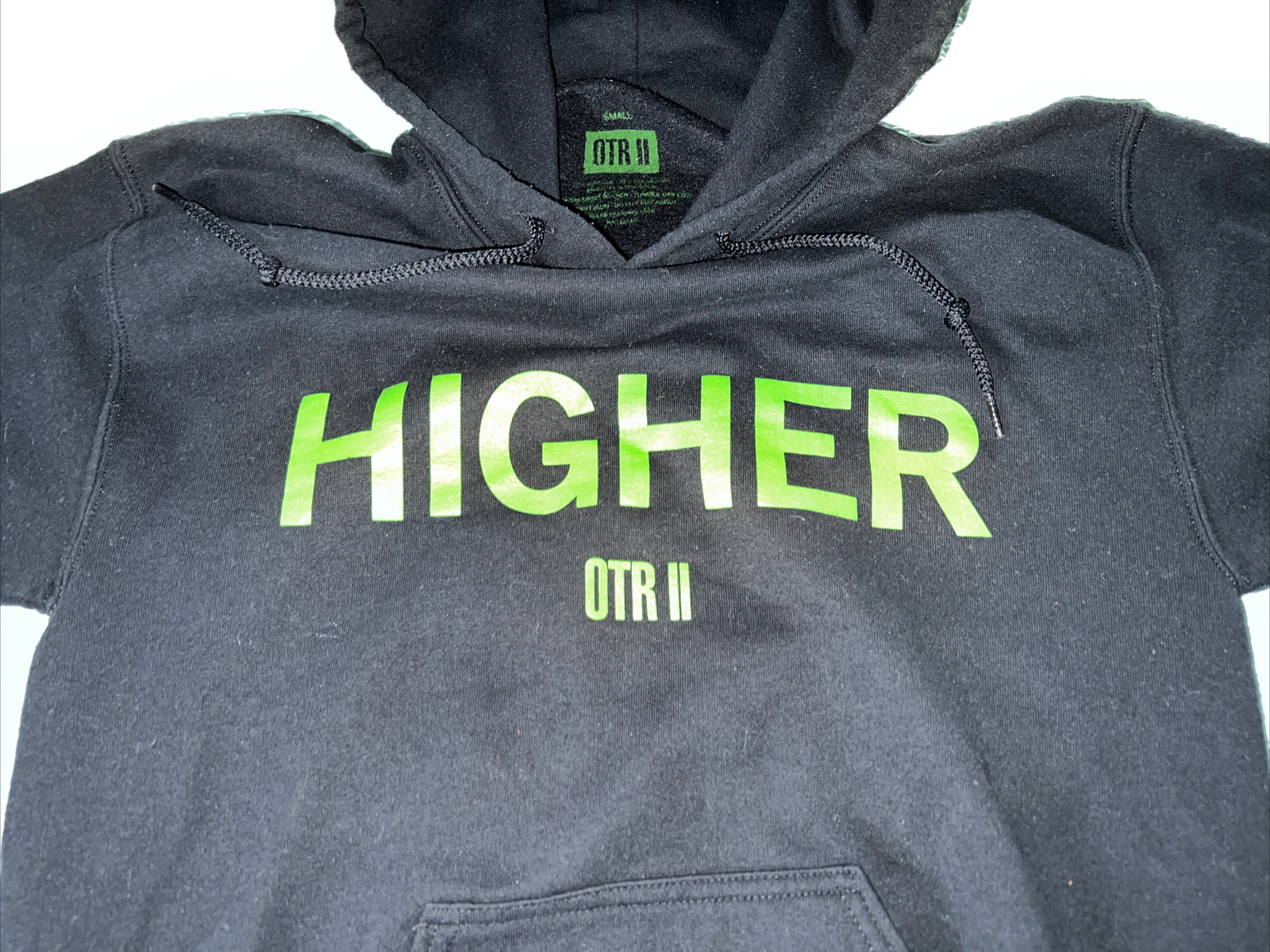 Jay Z & Beyonce Run OTR II Tour black hooded pullover sweatshirt / hoodie, Small image 2