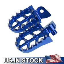 BLUE Footrest Foot Pegs For YAMAHA YZ85 YZ125 YZ250 YZ450F WR250F 450F Tenere700
