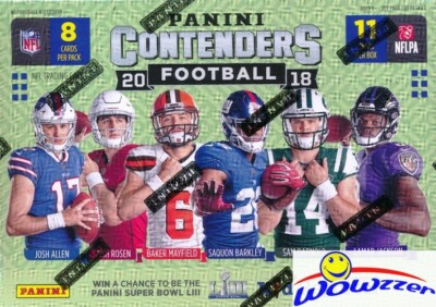 2018 Panini Contenders Football HUGE FANATICS DOUBLE Blaster Box-EXCLUSIVE RUBYS
