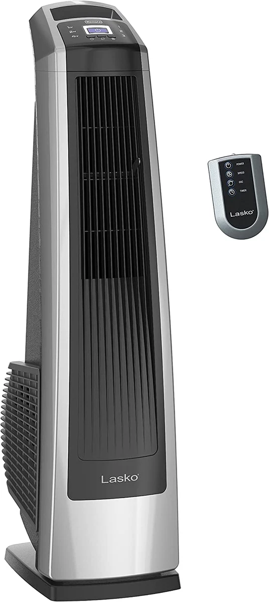 Lasko U35115 Electric Oscillating High Velocity Stand-Up Tower Fan with  Timer an | eBay