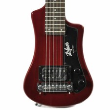 HOFNER HCT-SH-RO Shorty Electric Guitar in Deep RED With Gig Bag New