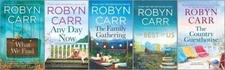 Complete Set Series - Lot of 5 Sullivan's Crossing Books by Robyn Carr
