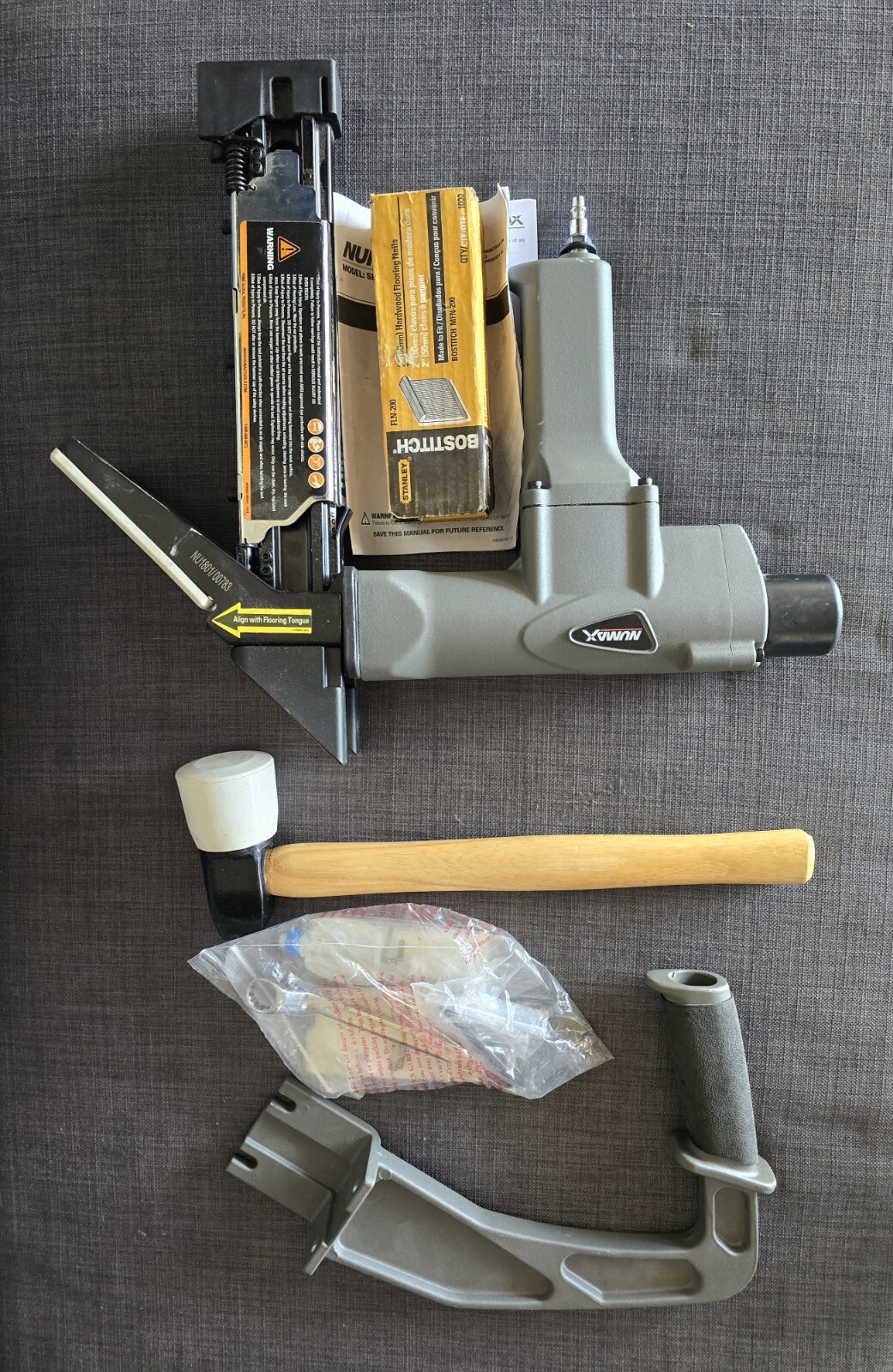 NuMax SFL618 Pneumatic 3-in-1 15.5-Gauge and 16-Gauge 2" Flo