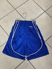 Youth Large Royal Blue  White 7  inseam Mesh Athletic Shorts NWT