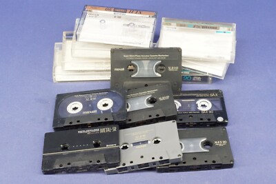 7 x Sony - TDK - Maxell / Musikkassette MC / XLII - S SA-X Metal-SR 90-60 Tape